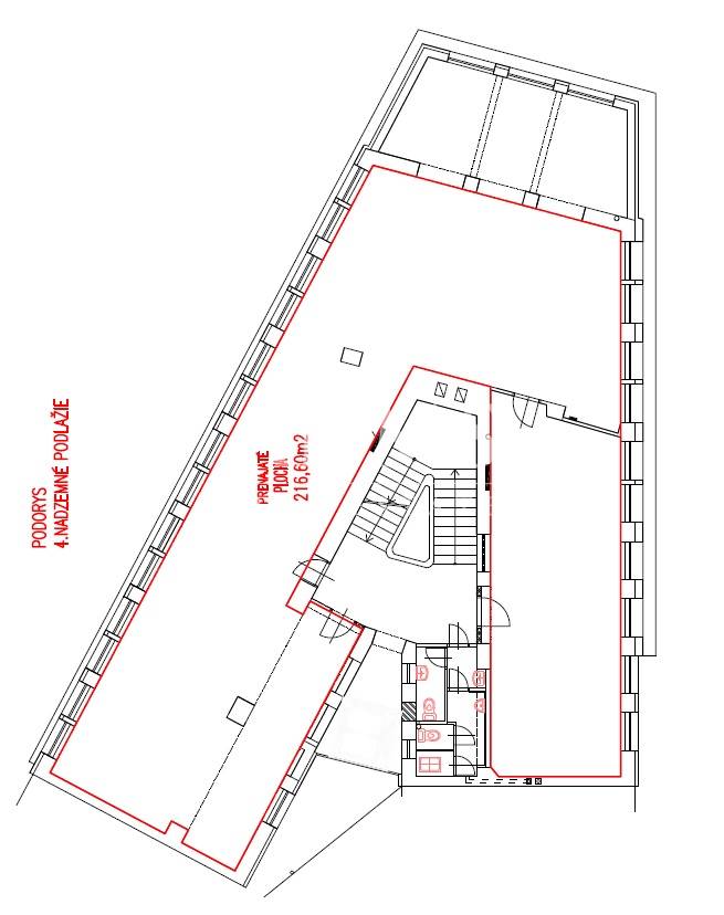 Office premises in the Center of Žilina