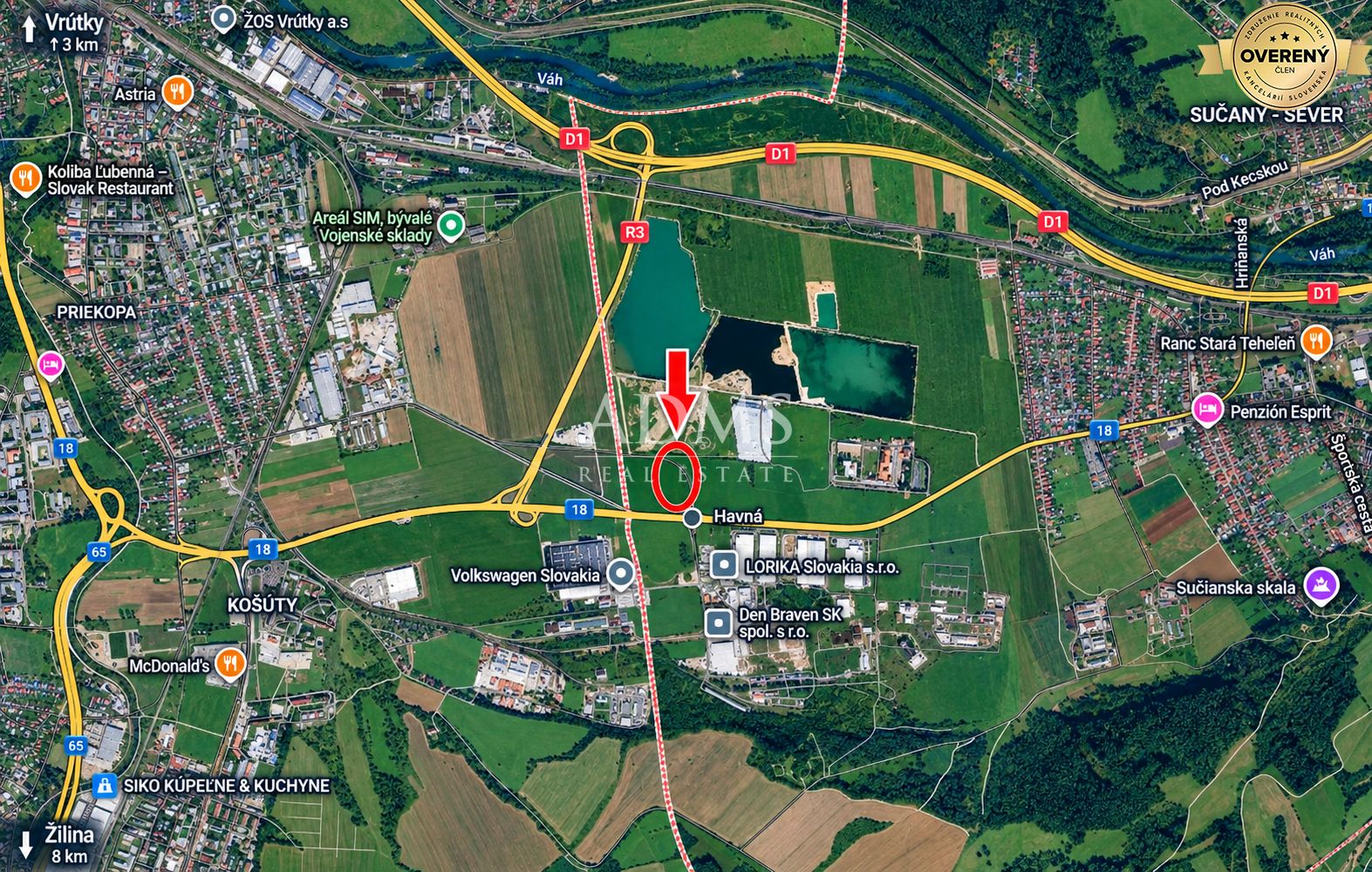 Industrial plot, Martin, Slovakia