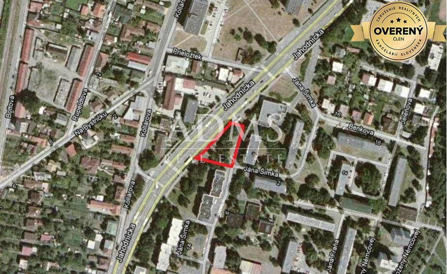 Land 936 m2 for a multifunctional building Martin -Jahodníky RESERVED
