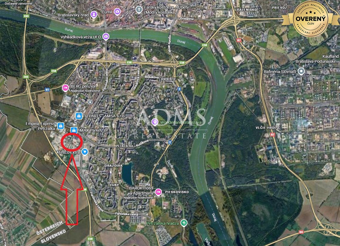 Business plot for sale, Bratislava - Petržalka