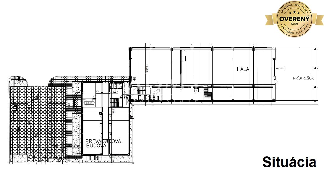 Industrial facility with production hall and office space, Bratislava
