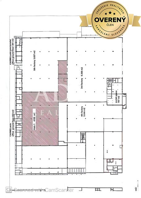 Production and storage hall