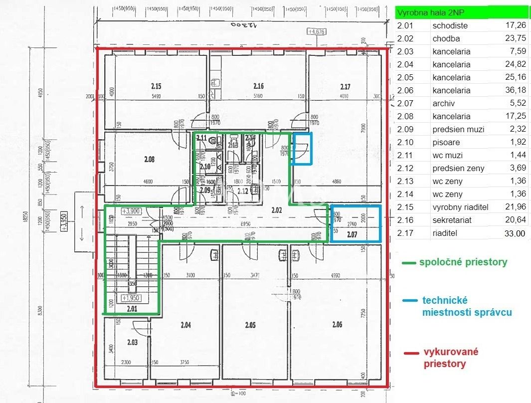 Offices with private parking in Ilava, Kpt. Nálepku