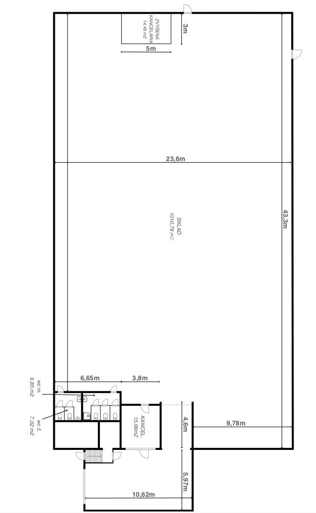 Warehouse for rent